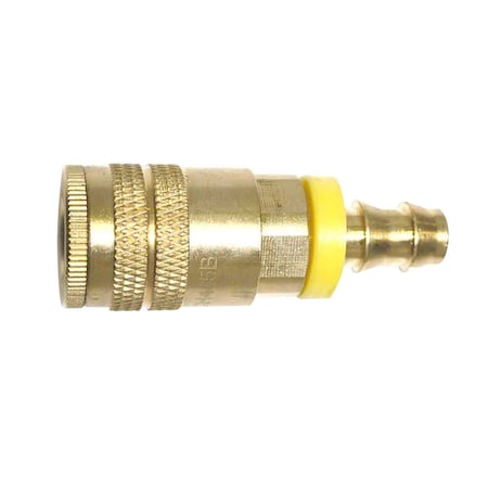 Interstate Pneumatics Brass Industrial Coupler, 100 PK CH465B-100K